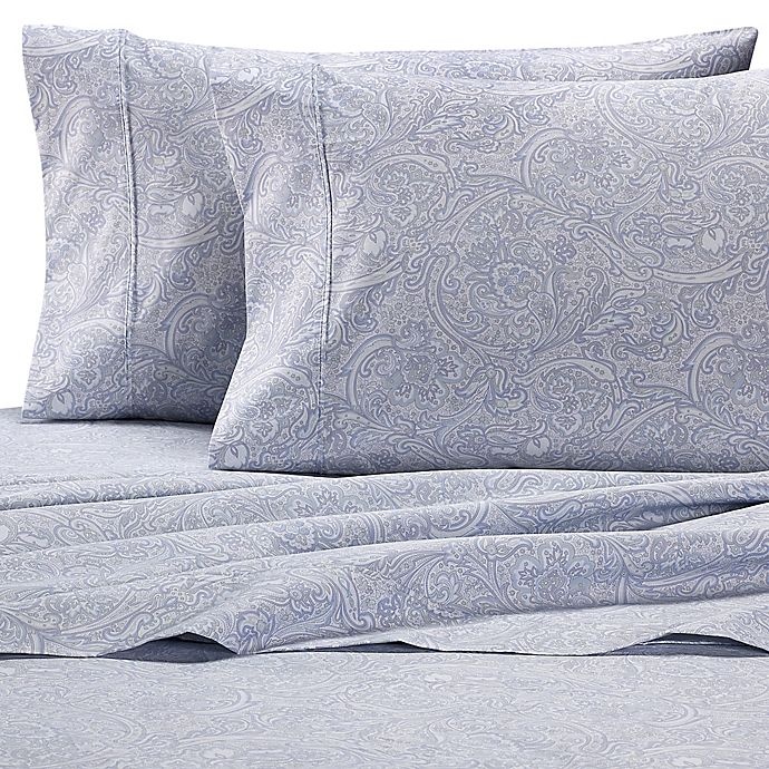 slide 1 of 1, Wamsutta 625-Thread-Count PimaCott Paisley California King Sheet Set, 1 ct