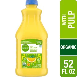 Simple Truth Organic 100 Orange Juice With Pulp - 52 fl oz