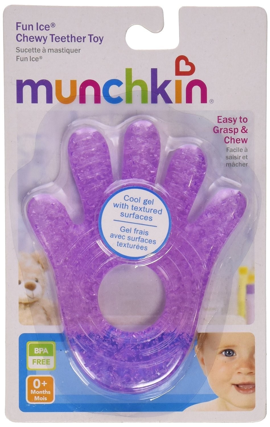 slide 1 of 1, Munchkin Fun Ice Chewy Teether, 1 ct