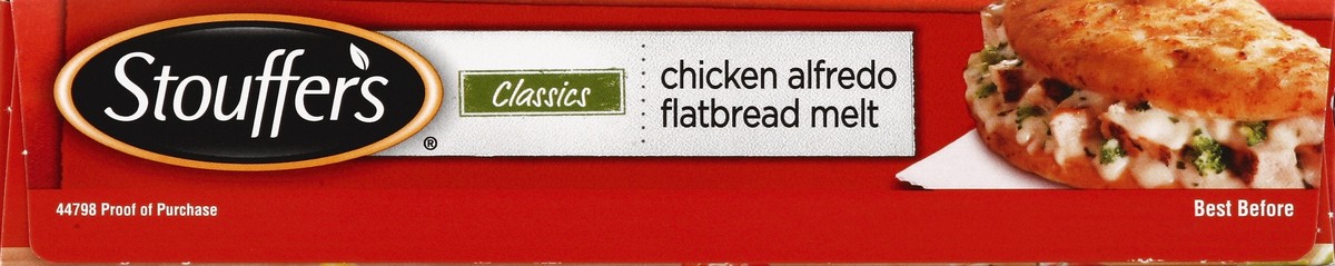 slide 2 of 4, Stouffer's Classics Flatbread Melt Chicken Alfredo, 6 oz