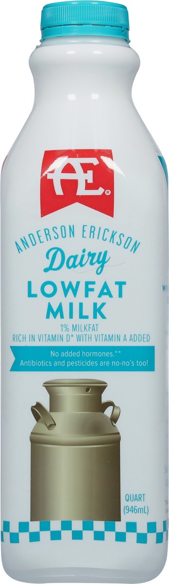 slide 9 of 9, Anderson Erickson Dairy Lowfat Milk 1 qt, 1 qt