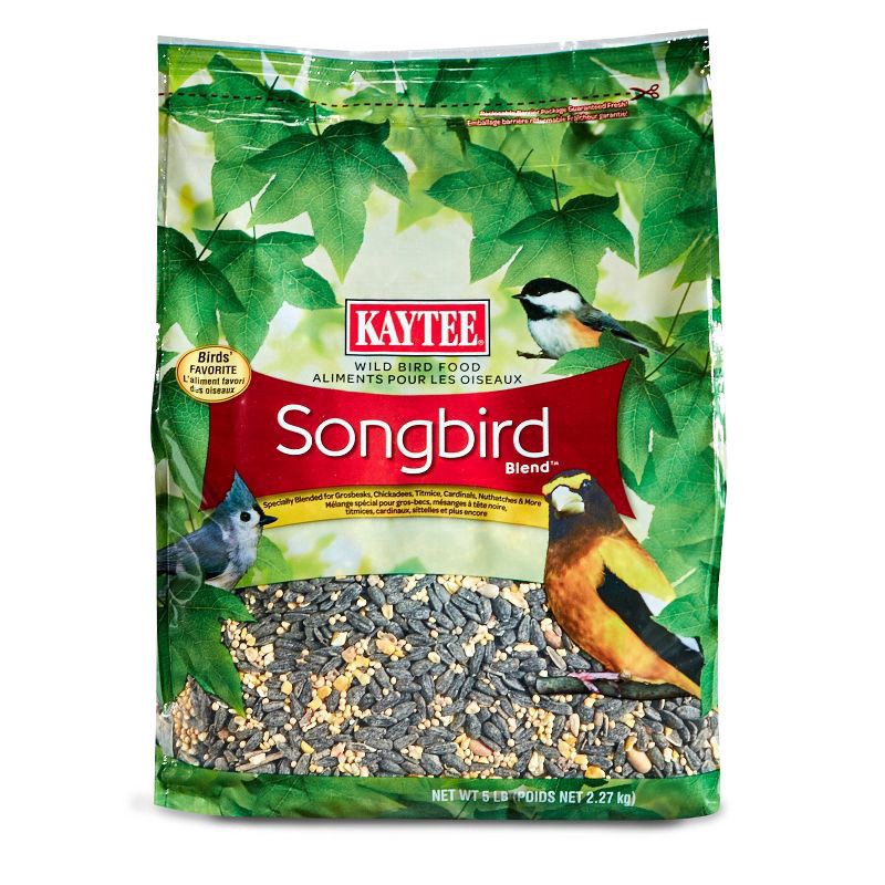 slide 1 of 18, Kaytee Songbird Blend Wild Bird Food, 5 lb