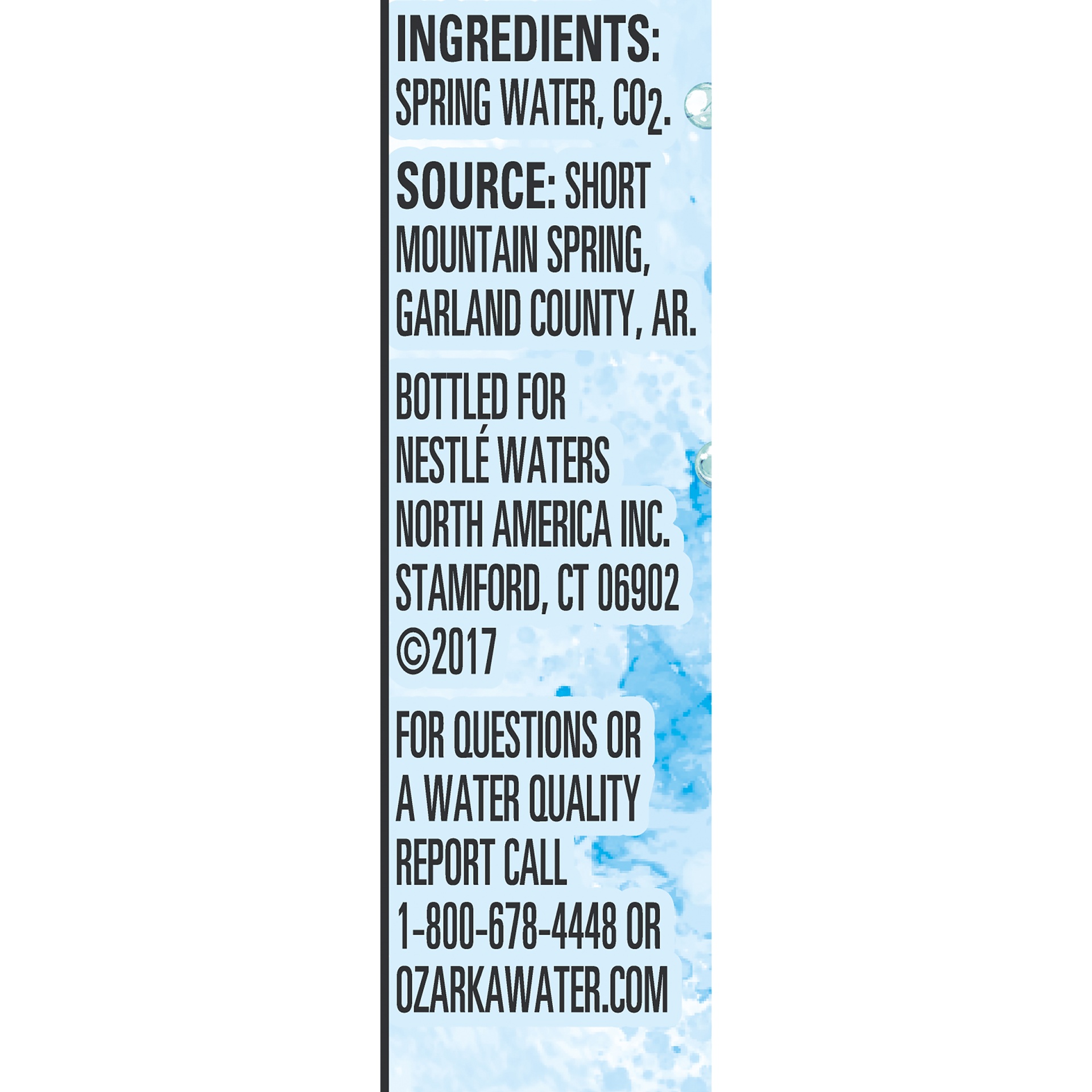 slide 6 of 6, Ozarka Sparkling Classic Water, 1 liter