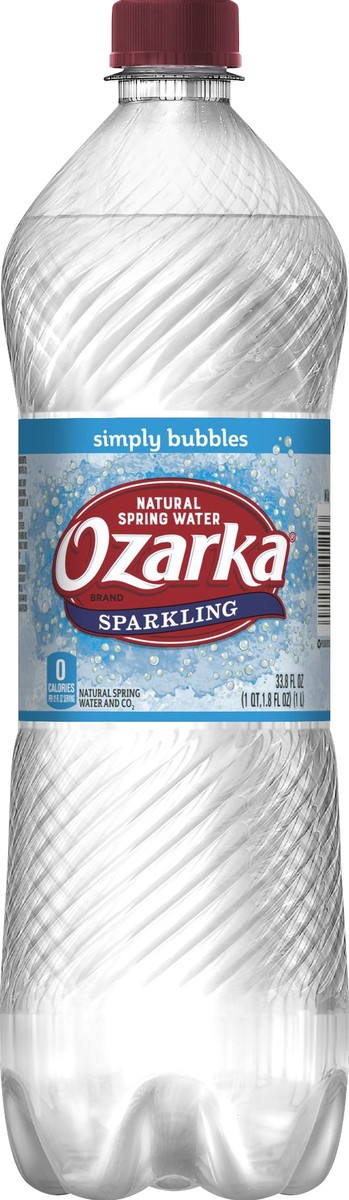 slide 4 of 6, Ozarka Sparkling Water, Simply Bubbles, 33.8 oz. Bottle, 33.8 oz