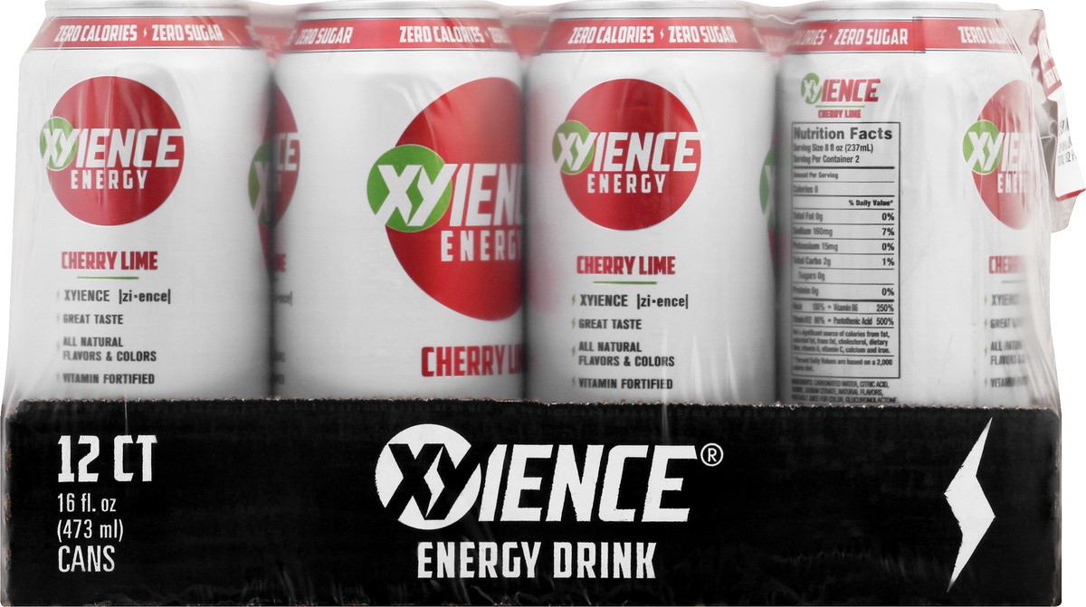 slide 2 of 11, Xyience Energy Cherry Lime, 12 ct; 16 oz