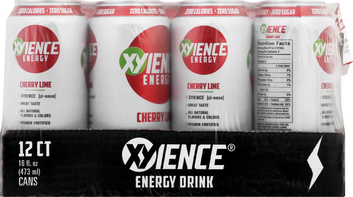 slide 1 of 11, XYIENCE Cherry Lime Energy Drink - 12 ct, 12 ct; 16 oz