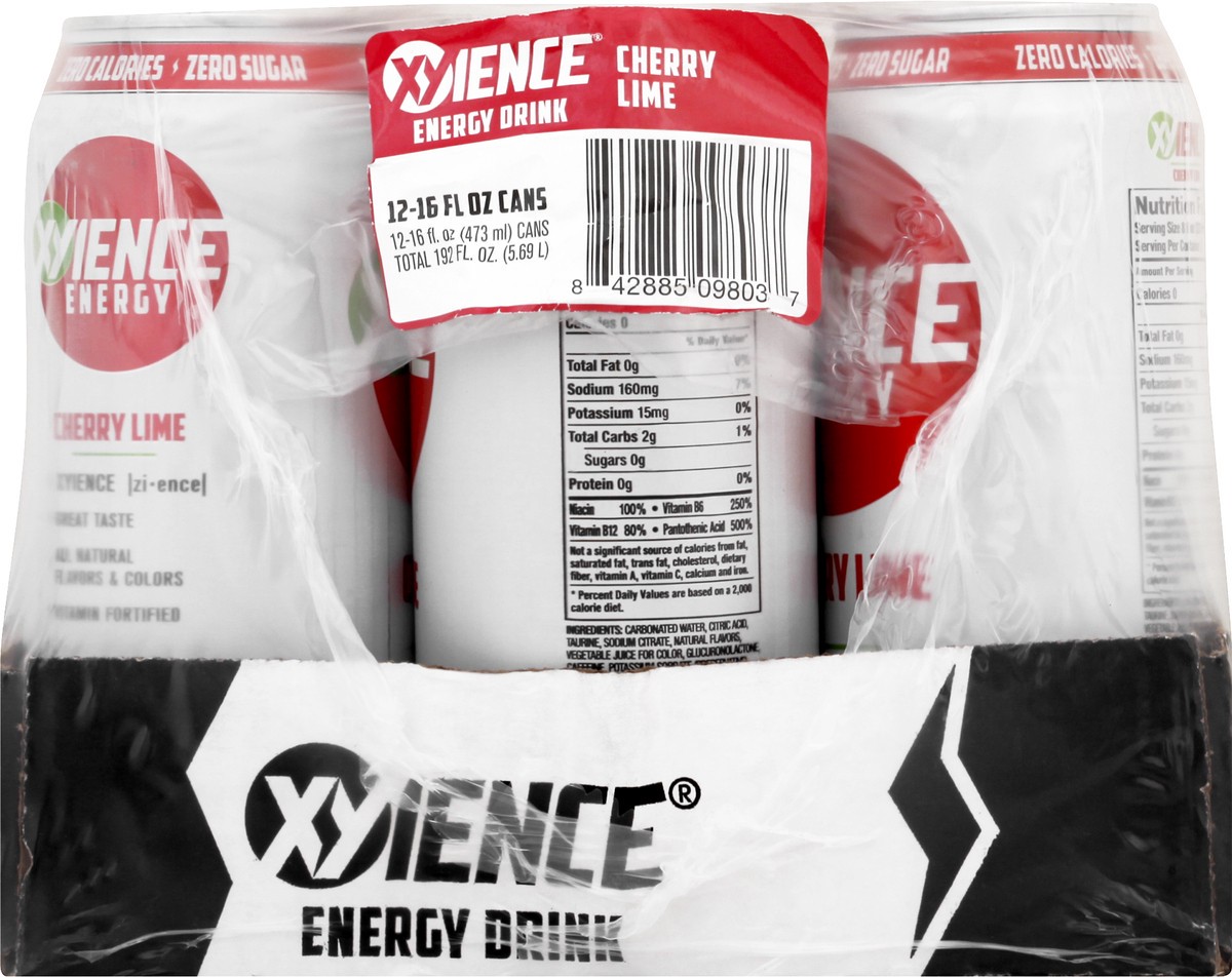slide 8 of 11, XYIENCE Cherry Lime Energy Drink - 12 ct, 12 ct; 16 oz