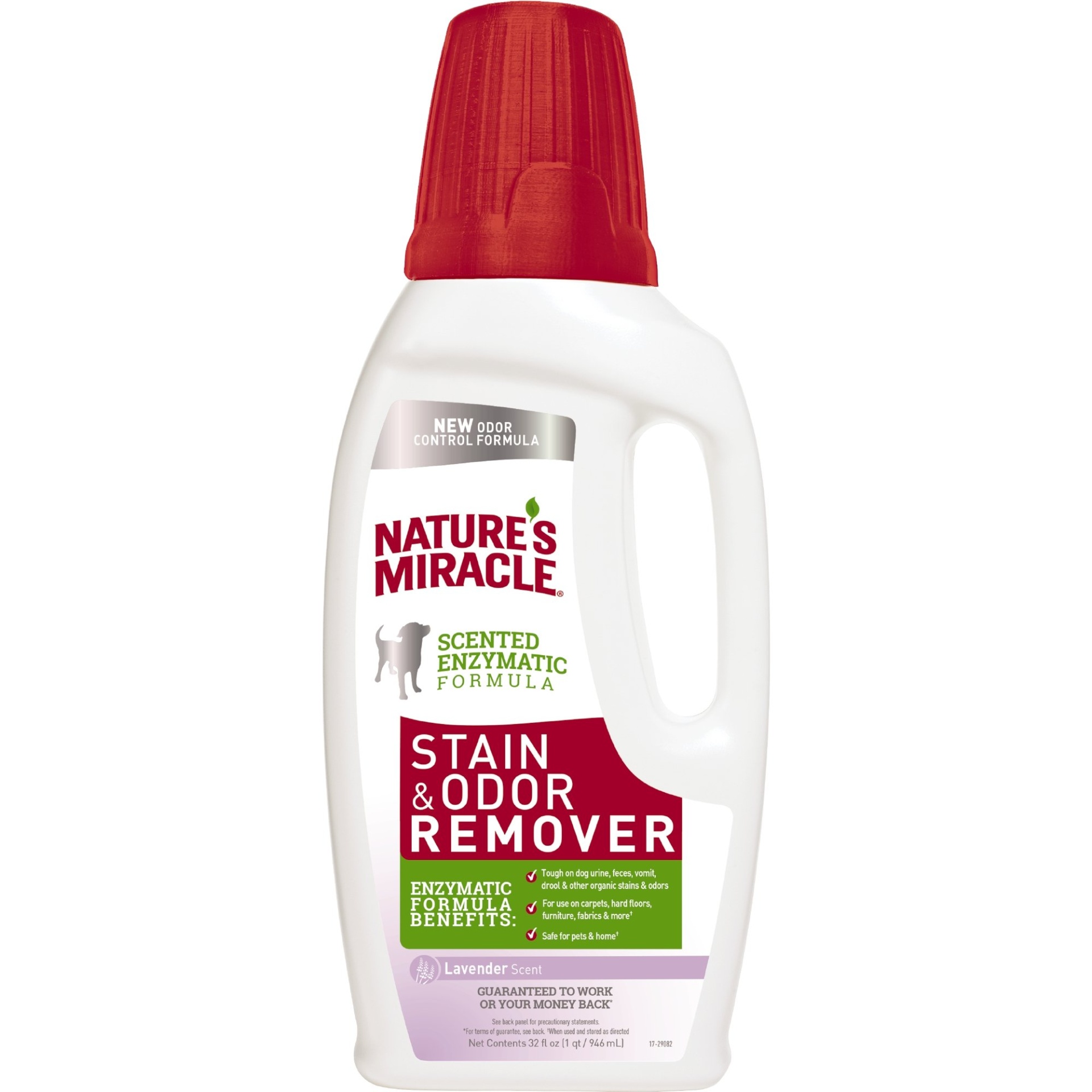 slide 1 of 1, Nature's Miracle Lavender Scented Stain & Odor Remover, 32 fl oz