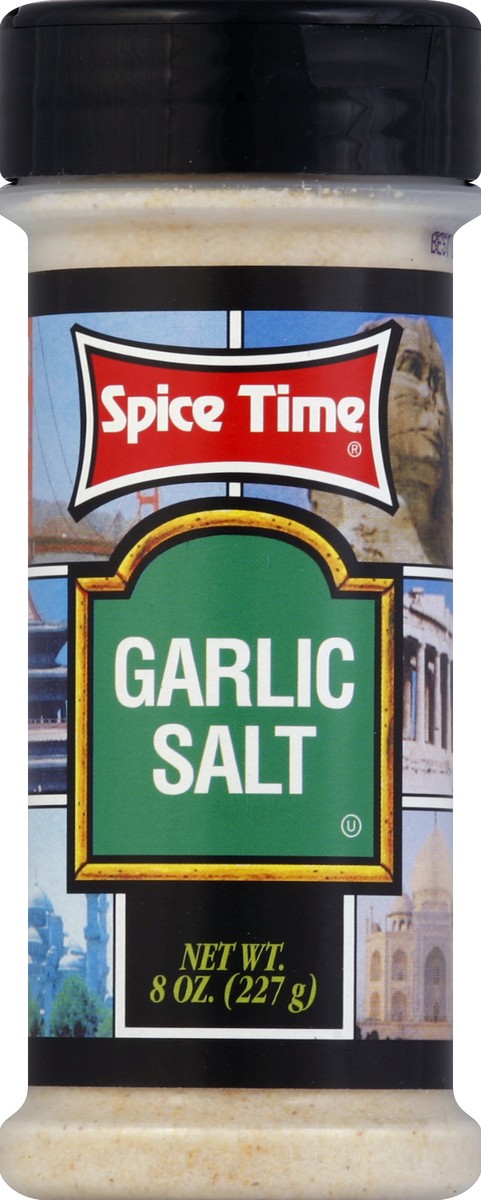 slide 1 of 2, Spice Time Garlic Salt, 8 oz