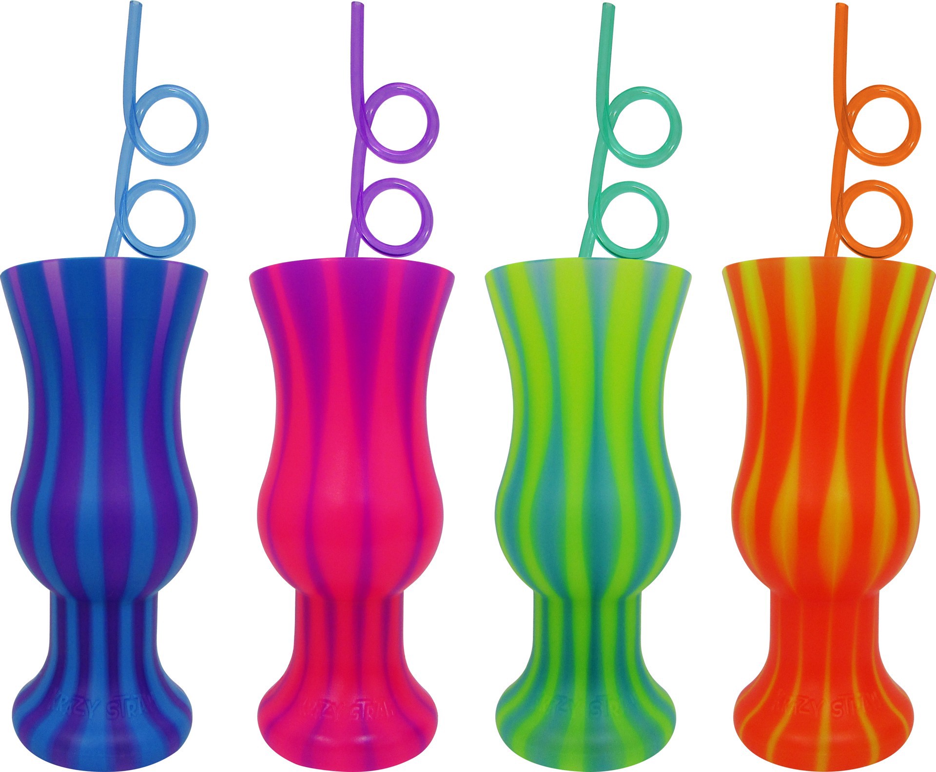 slide 1 of 1, Funtime - Hurricane W.Straw Luau Plastic, 18 oz