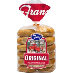 Franz Mini Plain Bagels 12ct 18oz