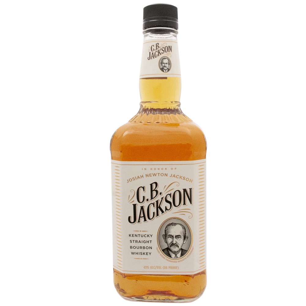 slide 1 of 1, C.B. Jackson White Label Bourbon, 750 ml