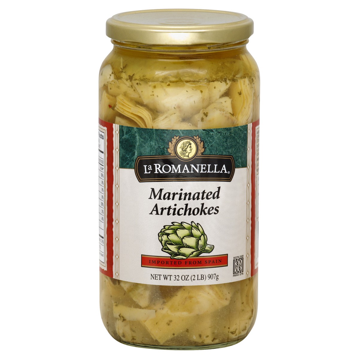 slide 3 of 8, La Romanella Quartered Artichoke Hearts, 32 oz