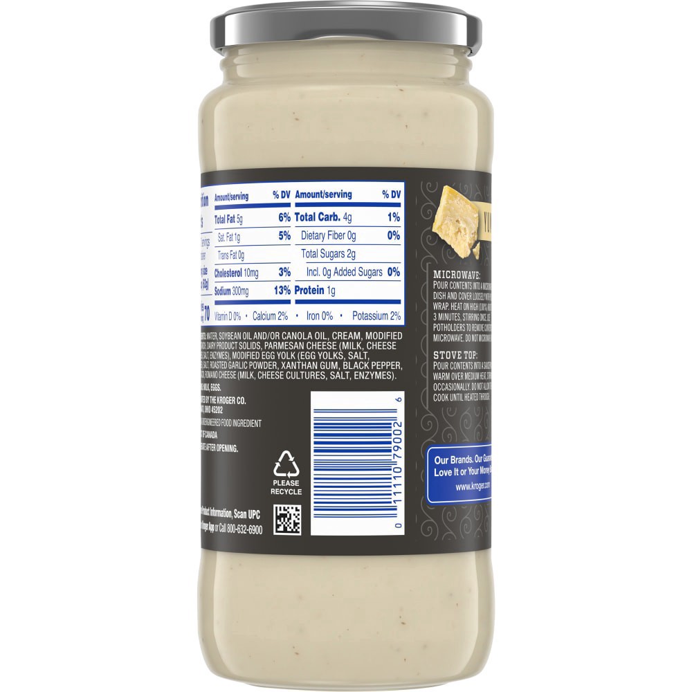 slide 2 of 3, Kroger Traditional Alfredo Sauce, 16 oz