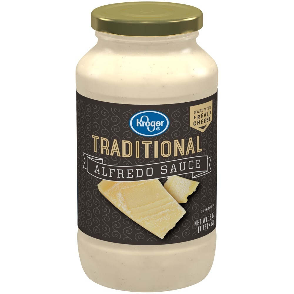 slide 1 of 1, Kroger Traditional Alfredo Sauce, 16 oz