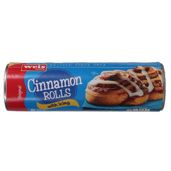 slide 1 of 1, Weis Quality Cinnamon Rolls - 12.4 oz, 12.4 oz