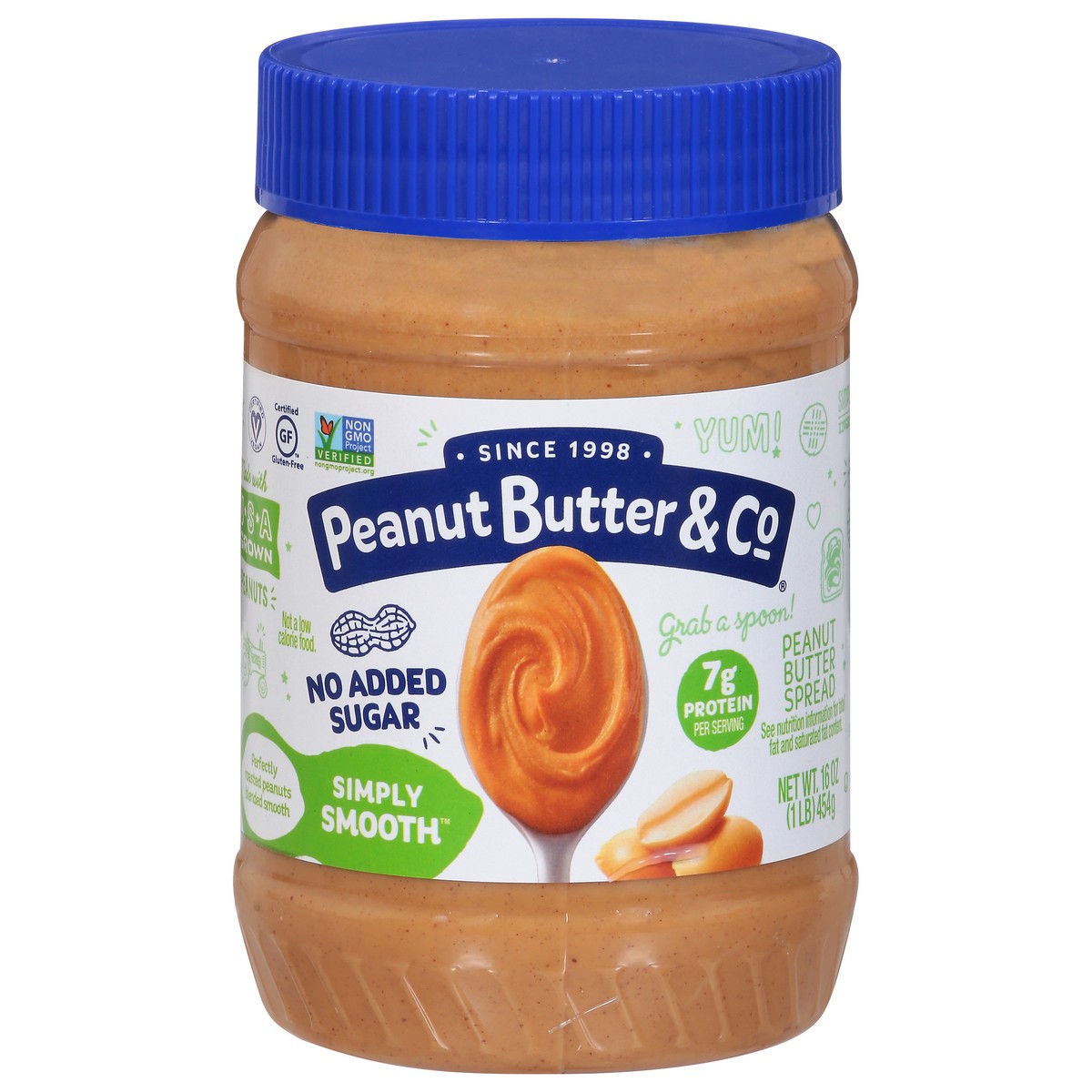 slide 3 of 11, Peanut Butter & Co. Simply Smooth™ Peanut Butter Spread 16 oz. Jar, 16 oz