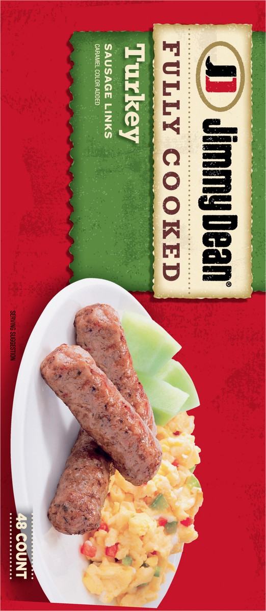 slide 5 of 11, Jimmy Dean Fully Cooked Breakfast Turkey Sausage Links, 48 Count, 1.09 kg