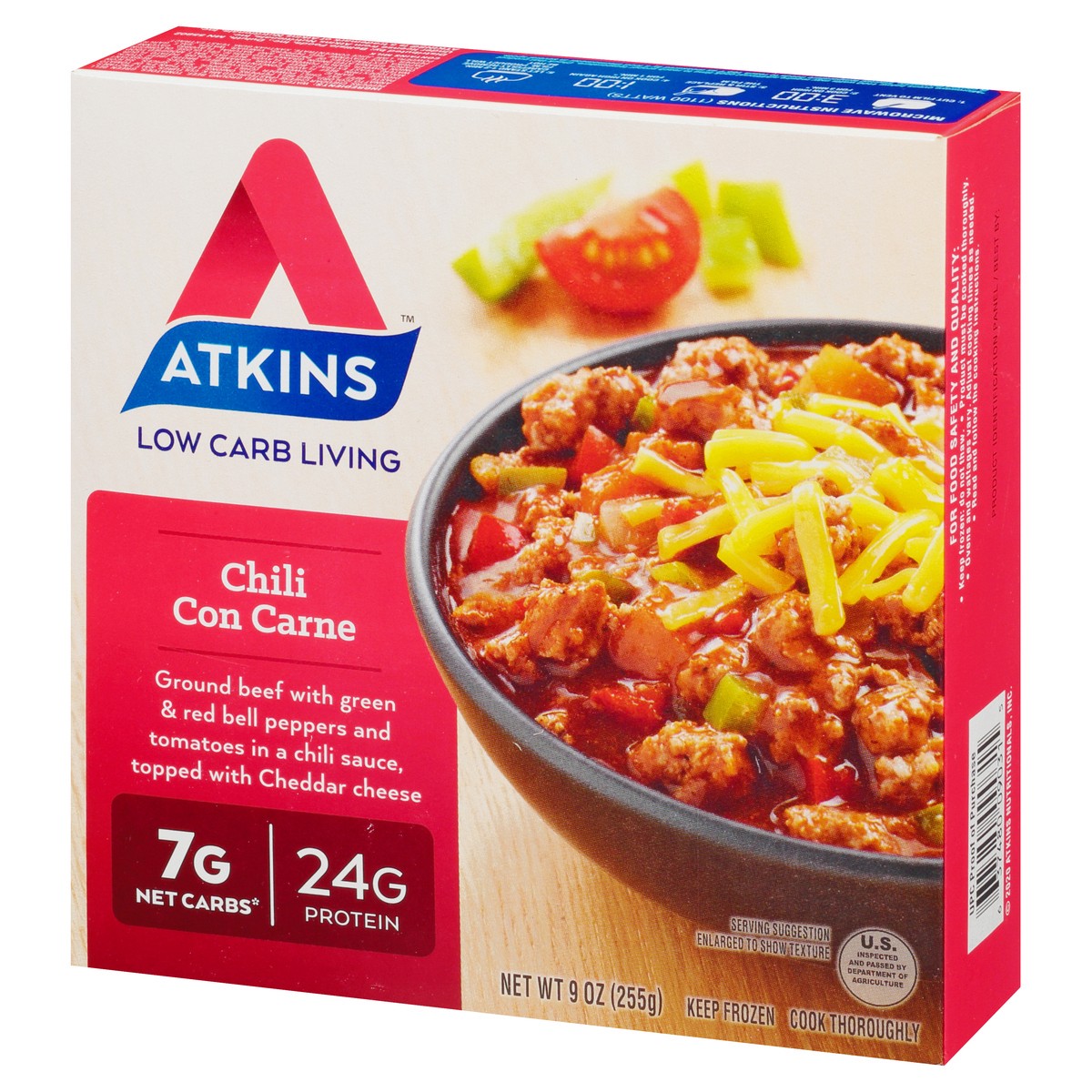 slide 9 of 13, Atkins Chili Con Carne, 9 oz