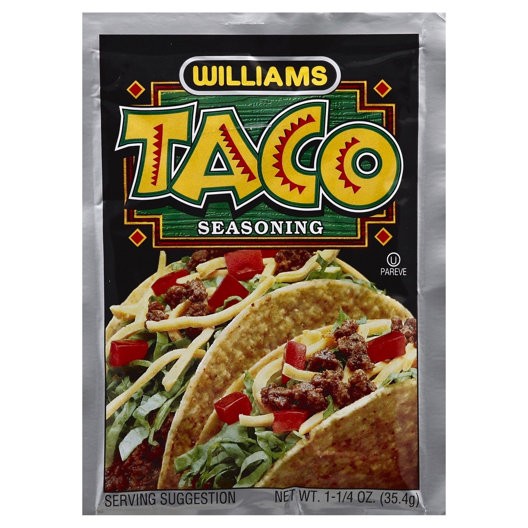 slide 1 of 6, Williams Taco Seasoning, 1.25 oz