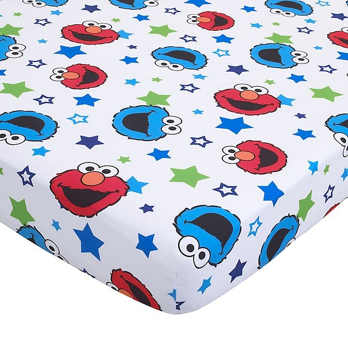 slide 3 of 6, Sesame Street Awsome Buds Toddler Bedding Set, 4 ct