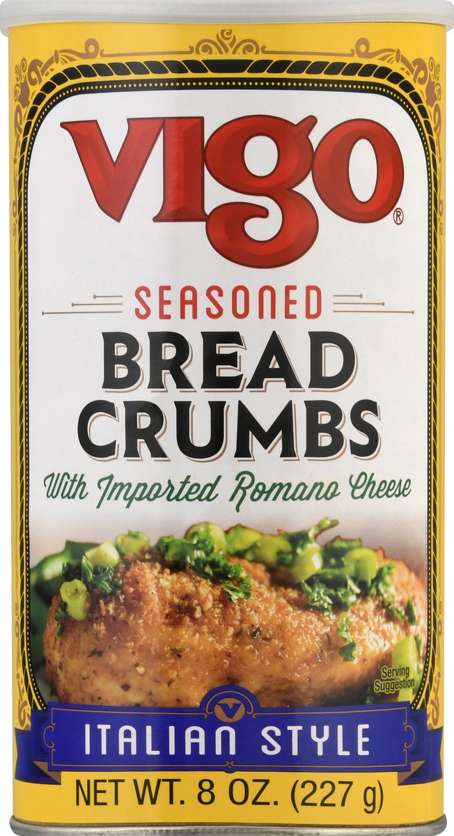 slide 4 of 10, Vigo Seasoned Italian Style Bread Crumbs 8 oz, 8 oz