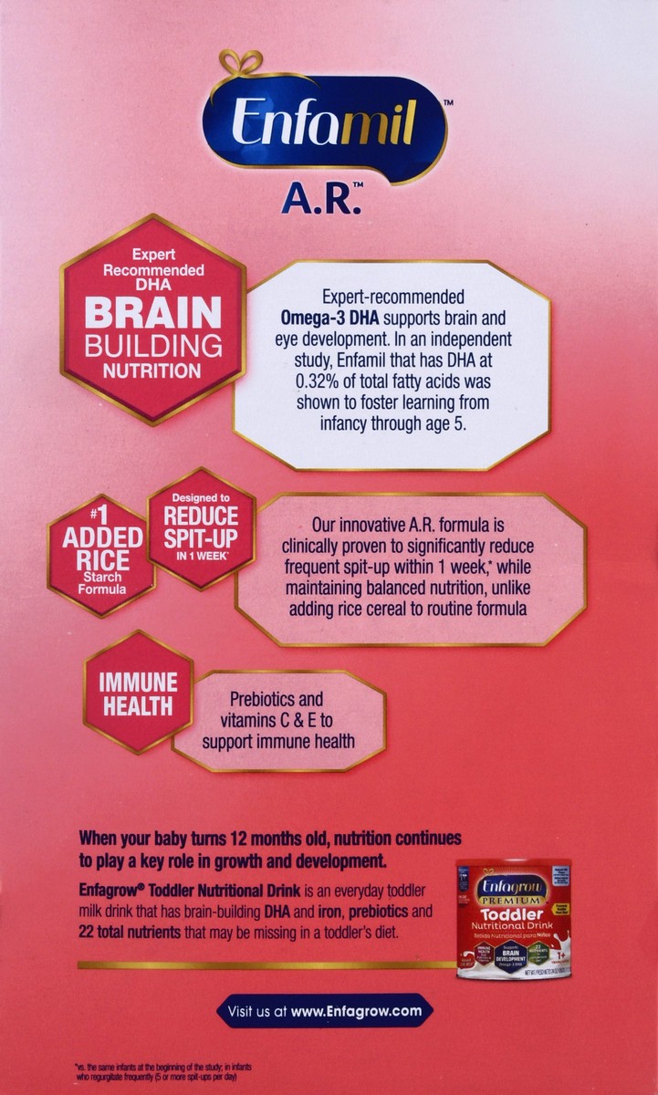 slide 7 of 9, Enfamil AR 0-12 Months Super-Saver Refill Pack Infant Formula 2 ea, 2 ct