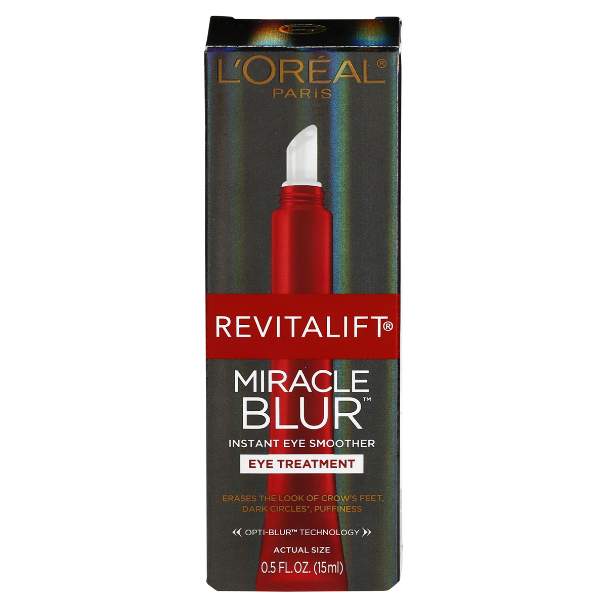 slide 1 of 1, L'Oréal Revitalift Miracle Blur Instant Eye Smoother, 5 fl oz