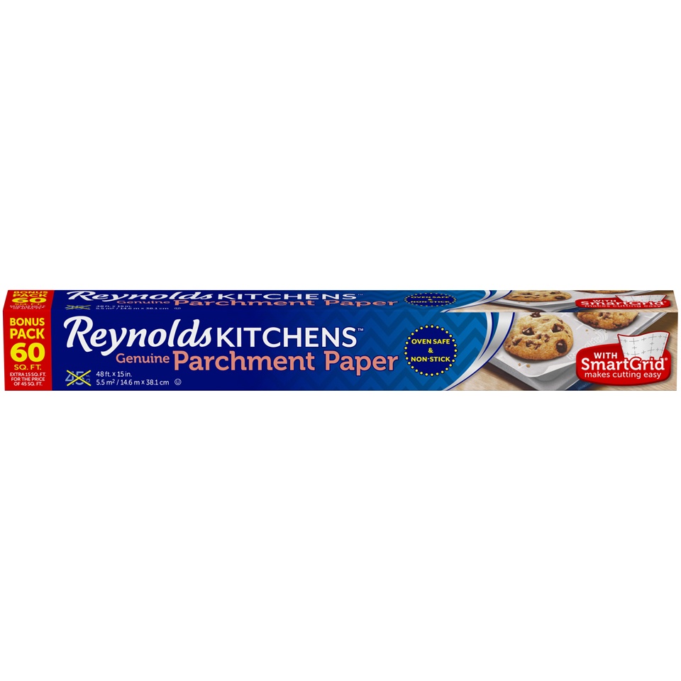 slide 1 of 1, Reynolds Kitchens Genuine Parchment Paper, 60 sq ft