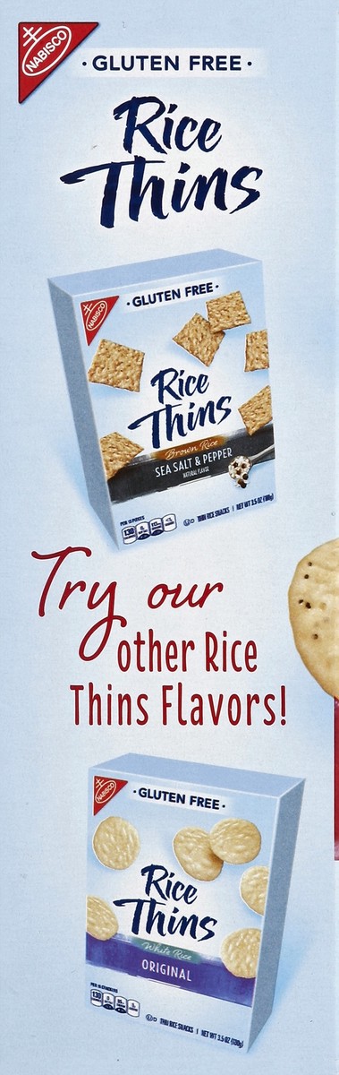 slide 4 of 5, Rice Thins Rice Snacks 3.5 oz, 3.5 oz