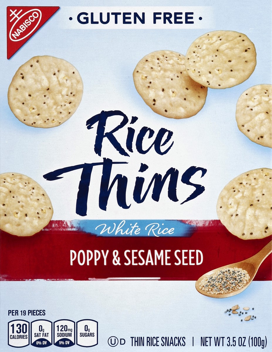 slide 1 of 5, Rice Thins Rice Snacks 3.5 oz, 3.5 oz