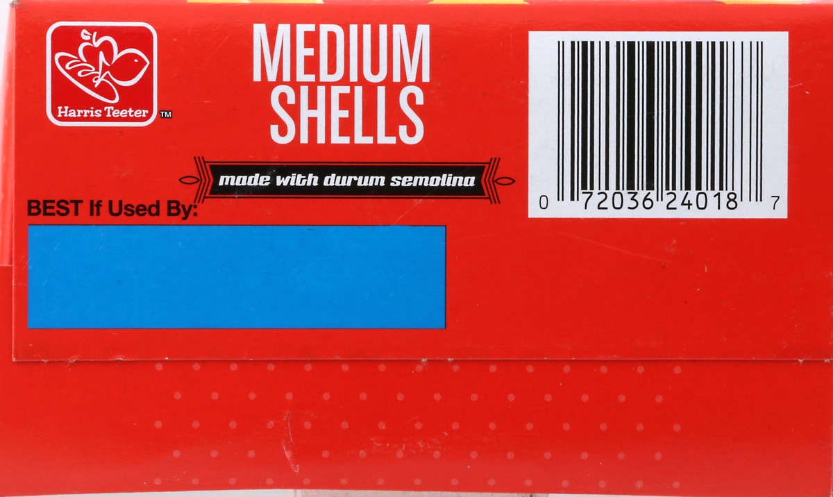 slide 8 of 10, Harris Teeter Shells - Medium, 16 oz