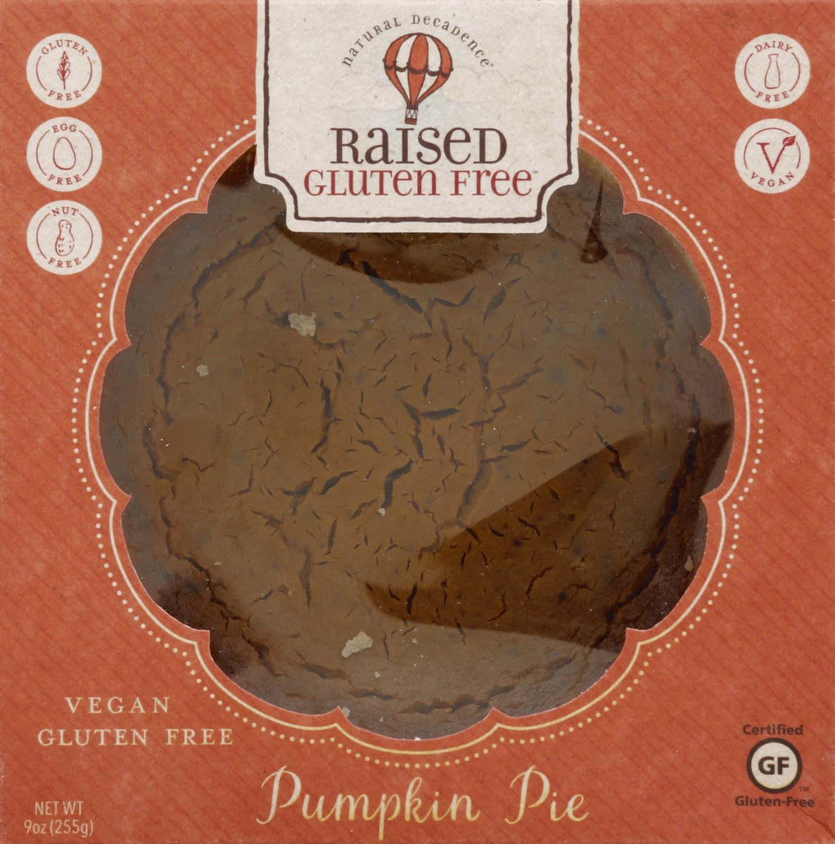 slide 4 of 4, Raised Gluten Free Pie 9 oz, 9 oz