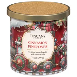 Tuscany Candle Cinnamon Pinecones Candle - 1 ea