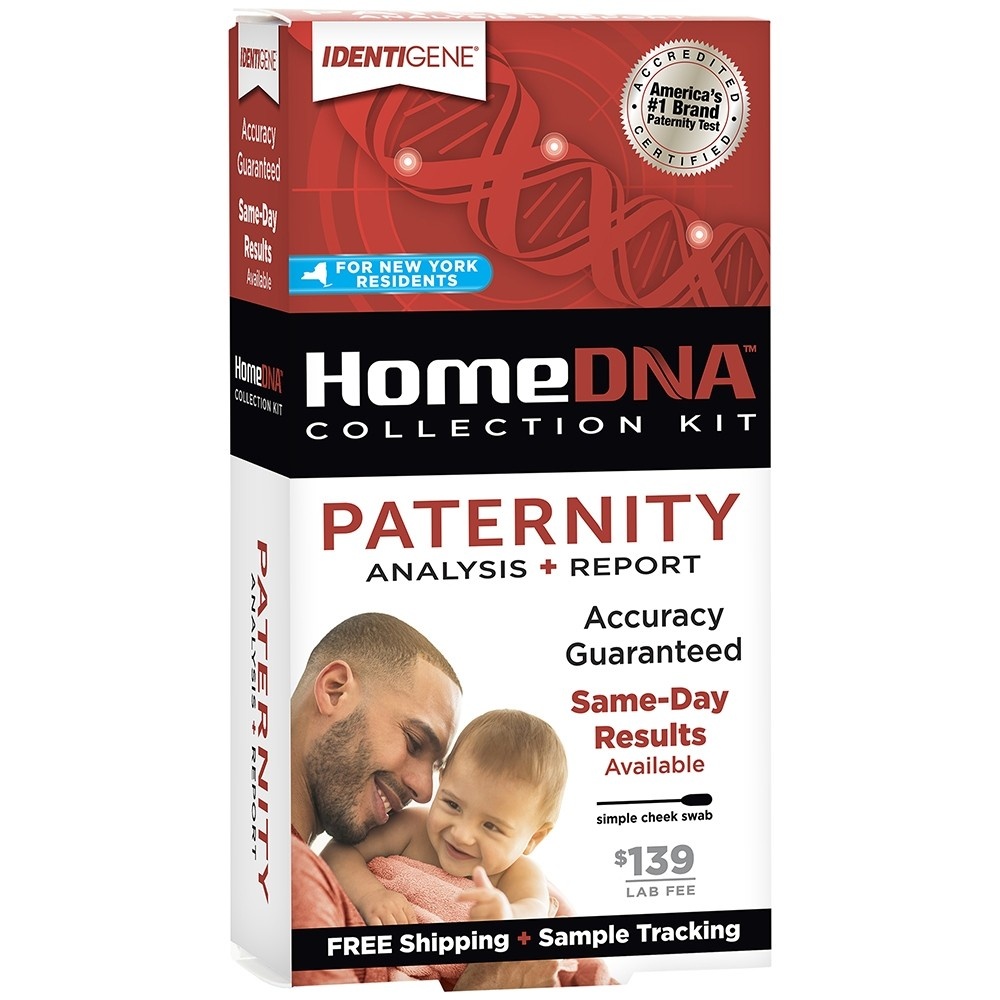 slide 1 of 5, HomeDNA Paternity Test for New York Residents, 1 ct