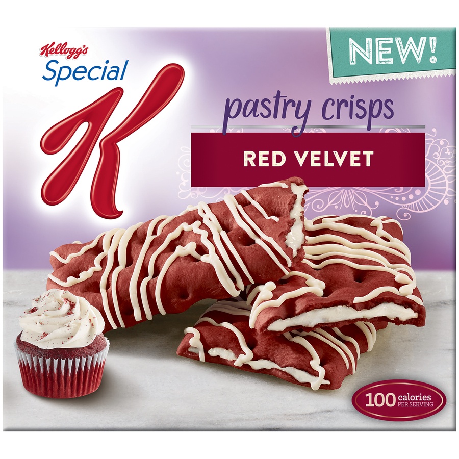 slide 1 of 4, Kellogg's Special K Red Velvet Pastry Crisps, 5 ct; 0.88 oz