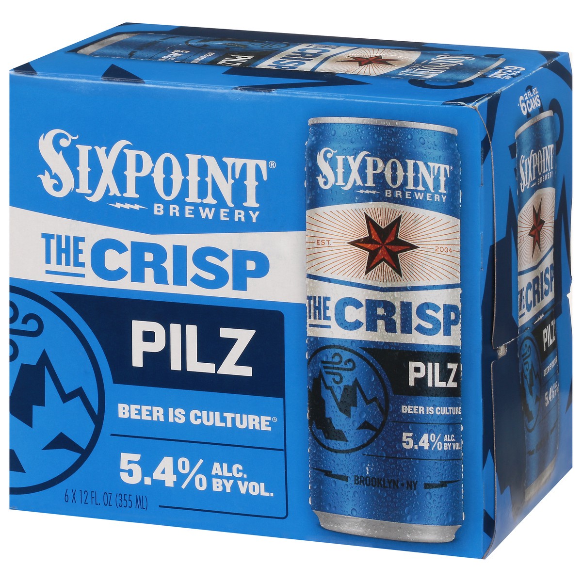 slide 5 of 11, Sixpoint Brewery The Crisp Pilz Beer 6 - 12 fl oz Cans, 6 ct; 12 fl oz