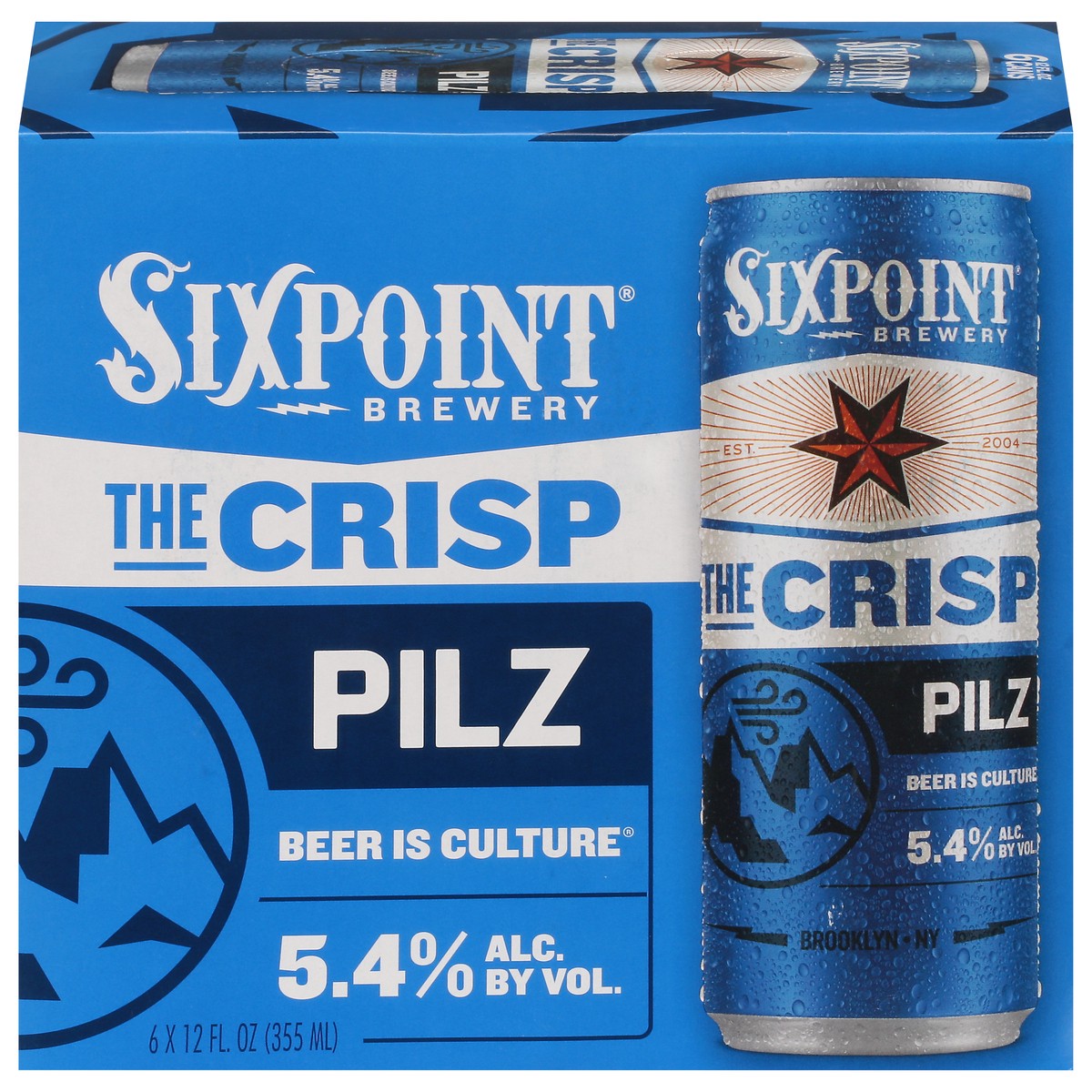 slide 1 of 11, Sixpoint Brewery The Crisp Pilz Beer 6 - 12 fl oz Cans, 6 ct; 12 fl oz