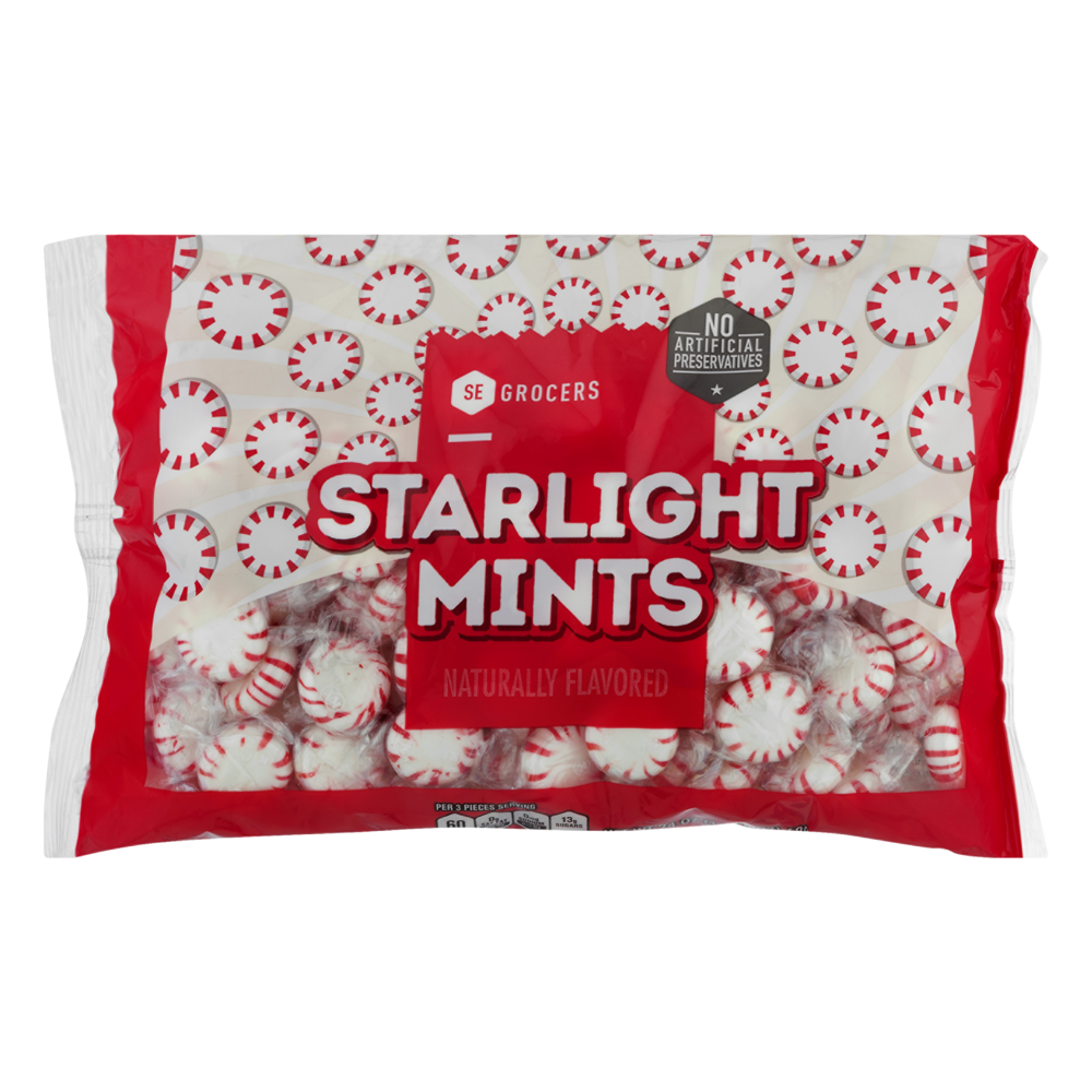 slide 1 of 1, SE Grocers Starlight Mints, 24 oz