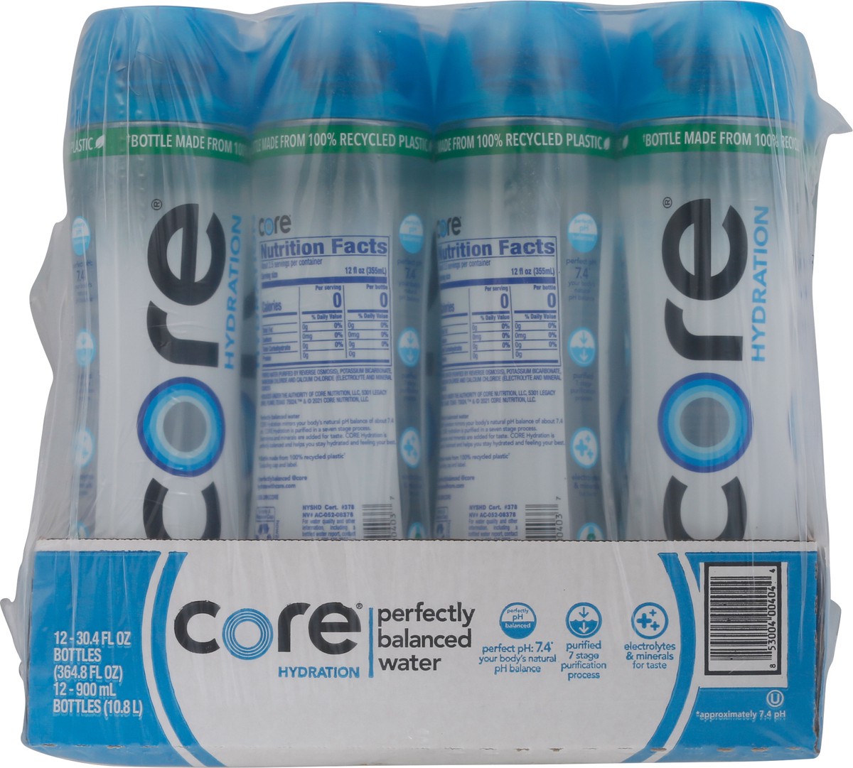 slide 3 of 9, Core Hydration Core Natural Water - 12 ct; 30.4 fl oz, 12 ct; 30.4 fl oz