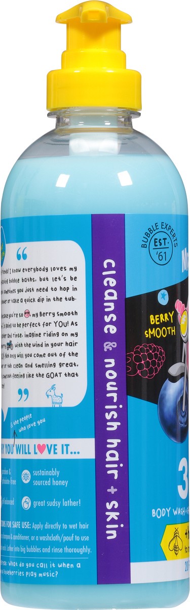 slide 6 of 9, Mr. Bubble 3 in 1 Berry Smooth Body Wash + Shampoo + Conditioner +Honey 20 fl oz, 20 oz
