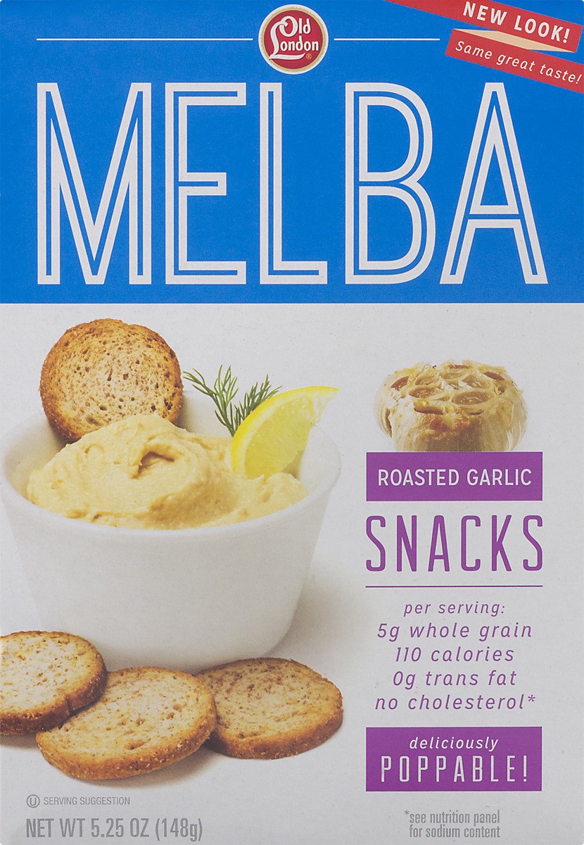 slide 9 of 9, Old London Melba Snacks, 5.25 oz