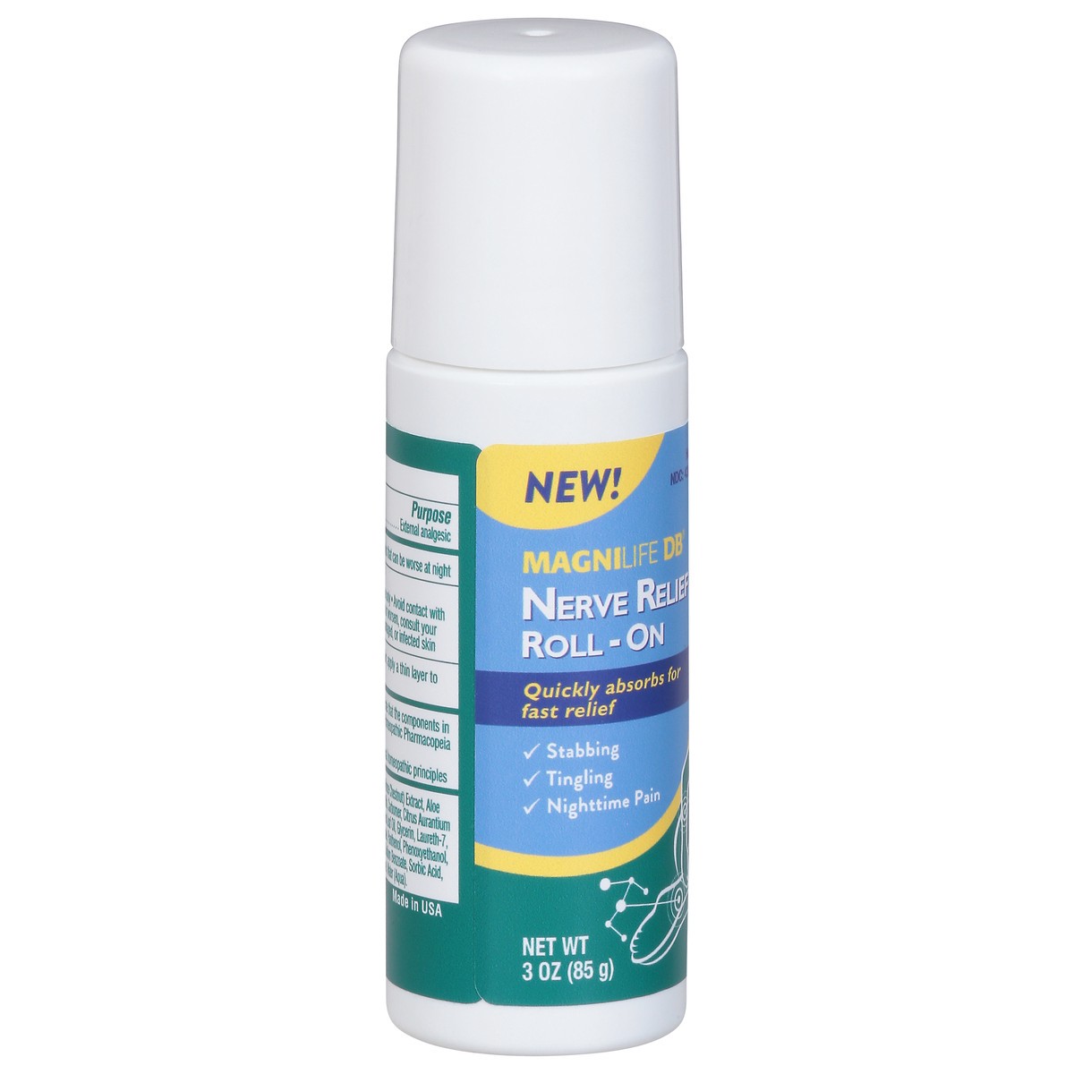 slide 12 of 15, MagniLife DB Roll-On Nerve Relief 3 oz, 3 oz