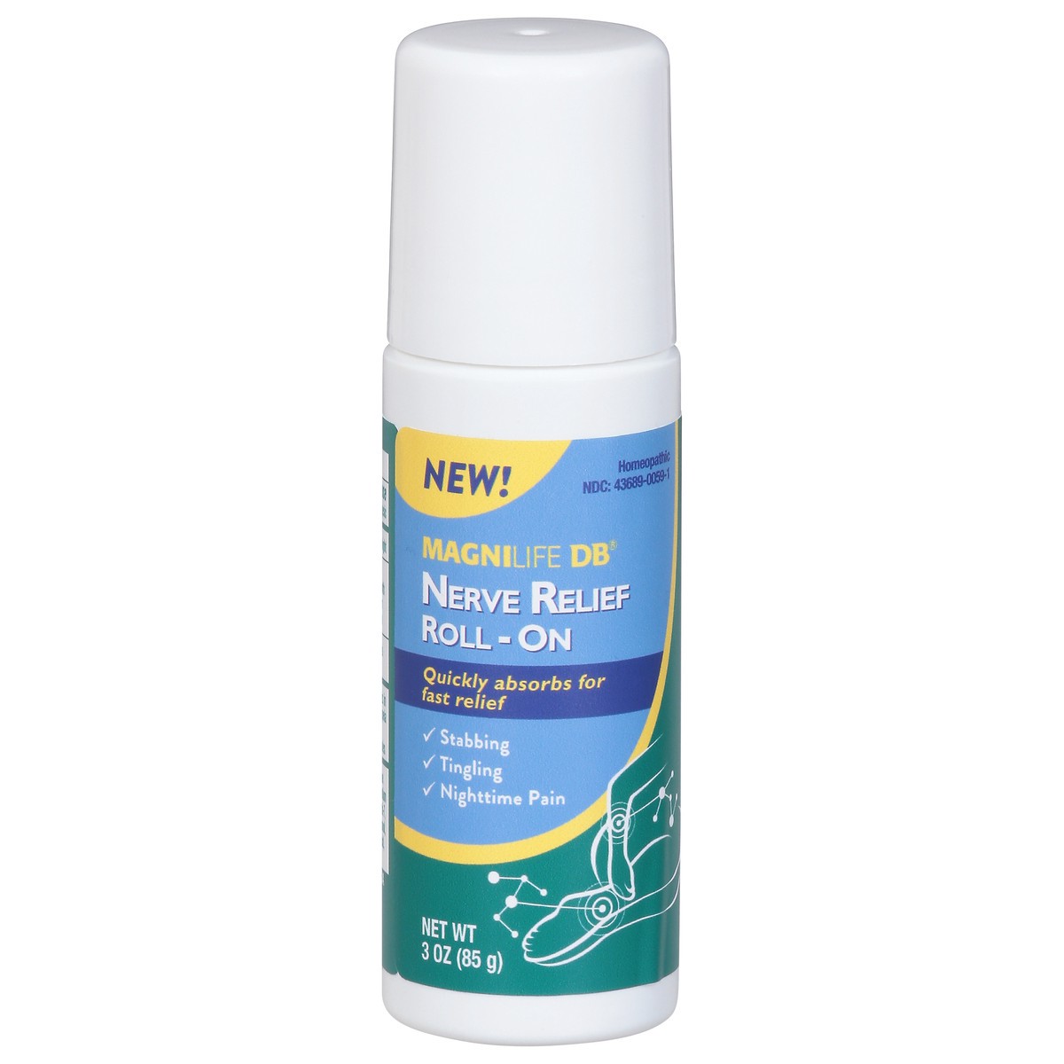slide 1 of 15, MagniLife DB Roll-On Nerve Relief 3 oz, 3 oz