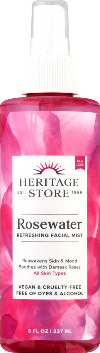 slide 6 of 9, Heritage Store Refreshing Rosewater Facial Mist 8 fl oz, 8 fl oz