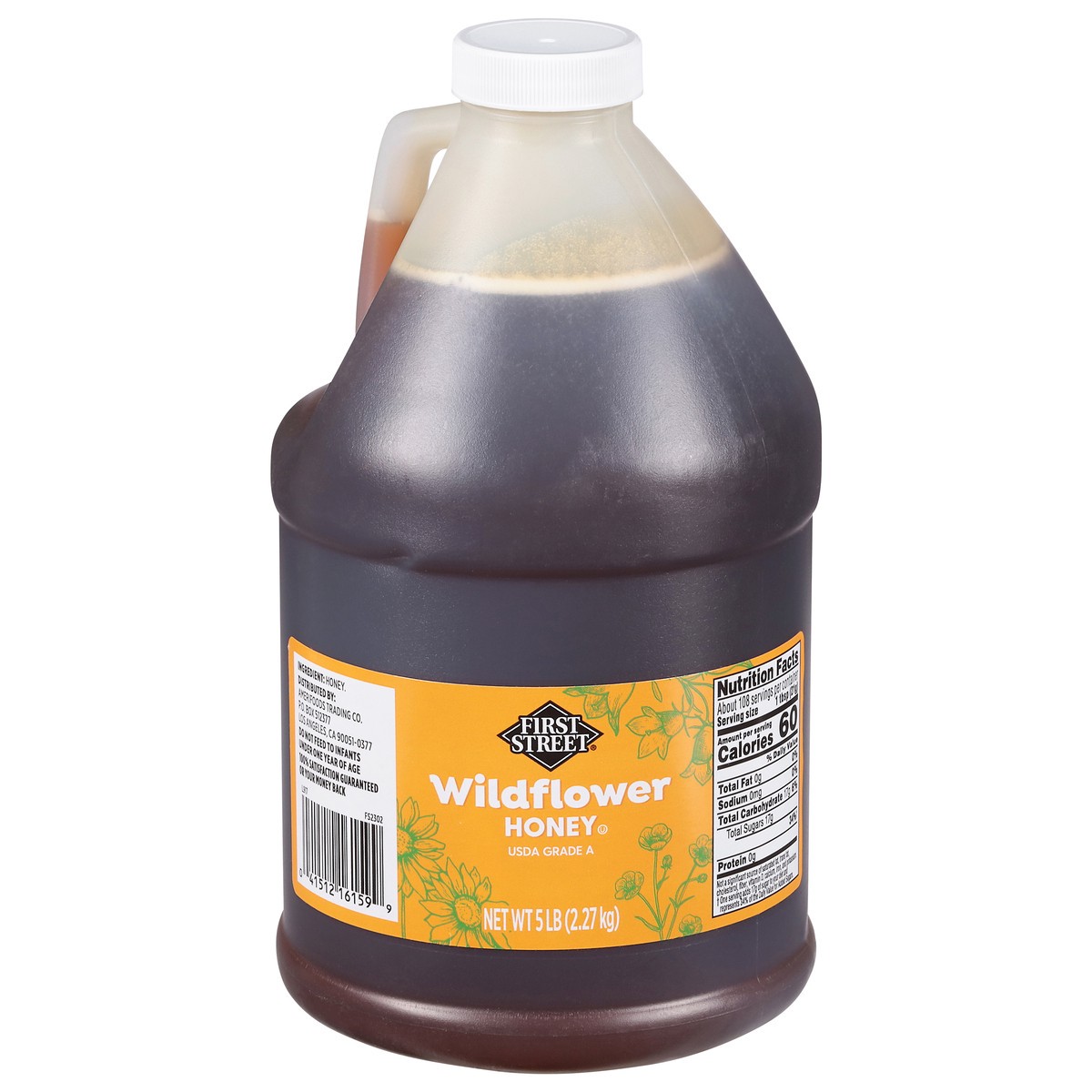 slide 11 of 13, First Street Honey Wildflower 100% Pure, 5 lb