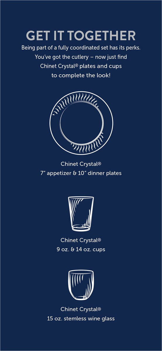 slide 4 of 6, Chinet Permium Cutlery Assortment, 96 ct