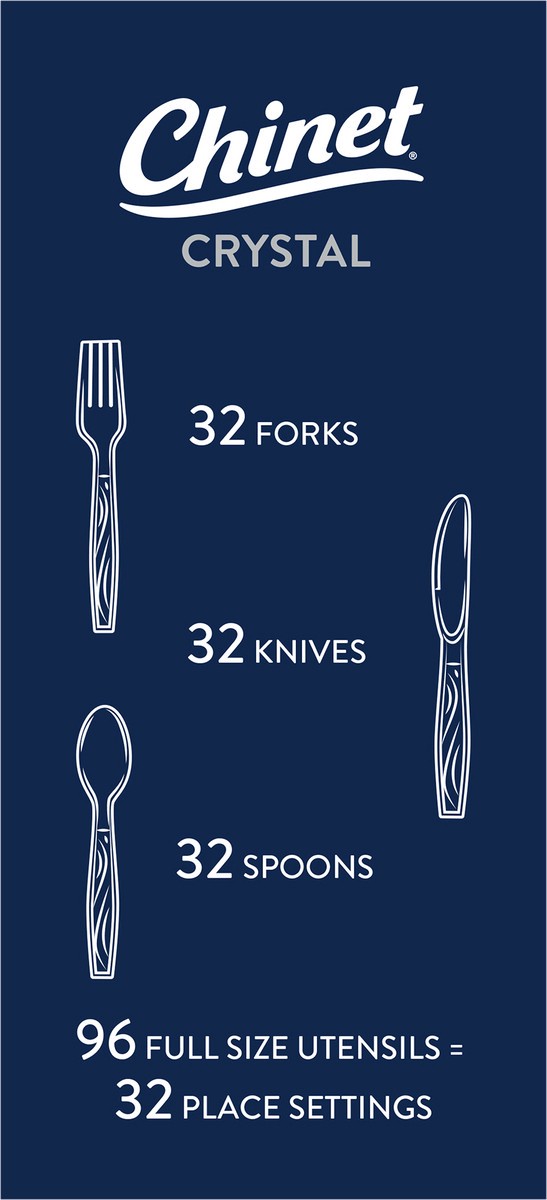 slide 5 of 6, Chinet Permium Cutlery Assortment, 96 ct