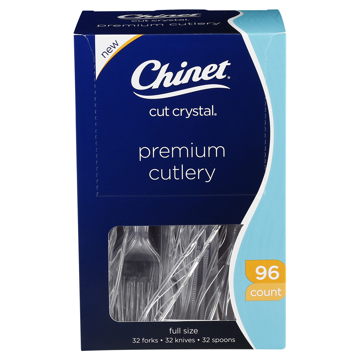 slide 1 of 6, Chinet Permium Cutlery Assortment, 96 ct