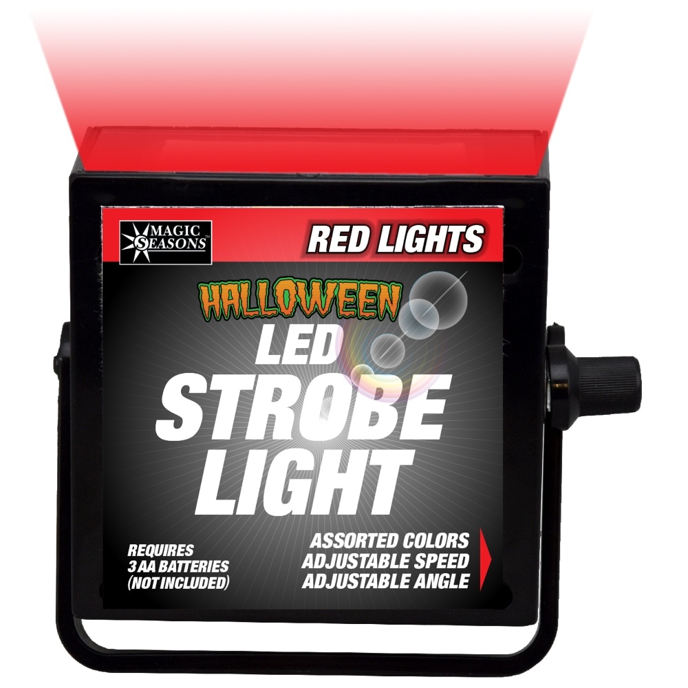 slide 1 of 1, Magic Seasons Halloween Led Strobe Light - Red, 1 ct